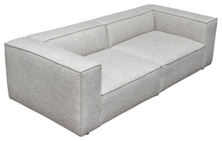 Vice 2PC Modular Sofa in Barley Fabric