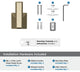 Blackrock Contemporary Single Robe Hook, Golden Champagne
