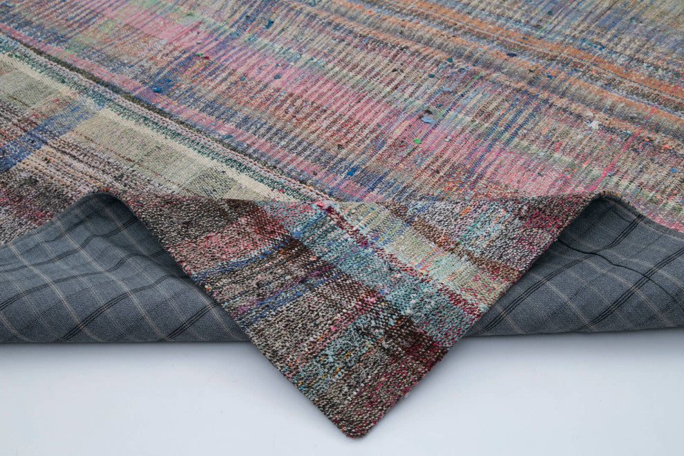Rug N Carpet - Handmade Anatolian 6' 8'' x 9' 10'' Vintage Patchwork Kilim Rug