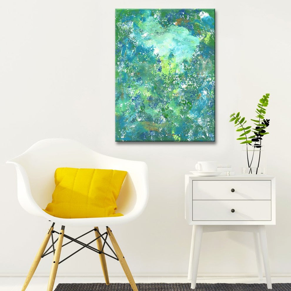 Ready2HangArt 'Seafoam' Canvas Wall Decor, 40"x30"