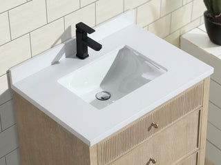 Redondo Bathroom Vanity, Ash Oak, 30", Single Sink, Freestanding