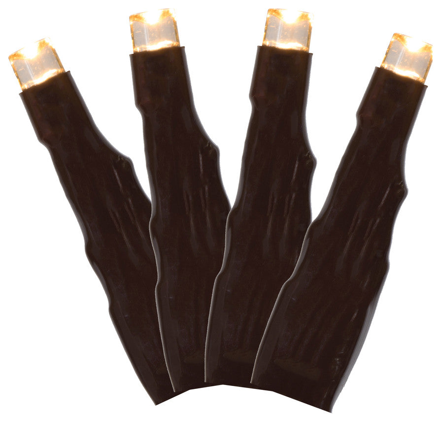 Vickerman X17B241 144 Warm White Led Cluster Light Set, 24'