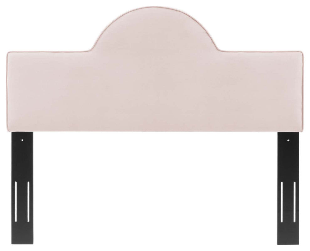 Headboard, Twin Size, Velvet, Pink, Modern Contemporary, Bedroom Master Suite