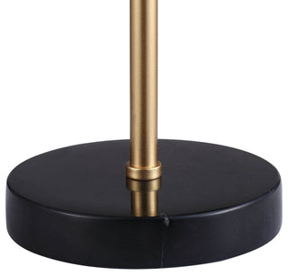 Gillian 24" Table Lamp with Drum Shade, Black