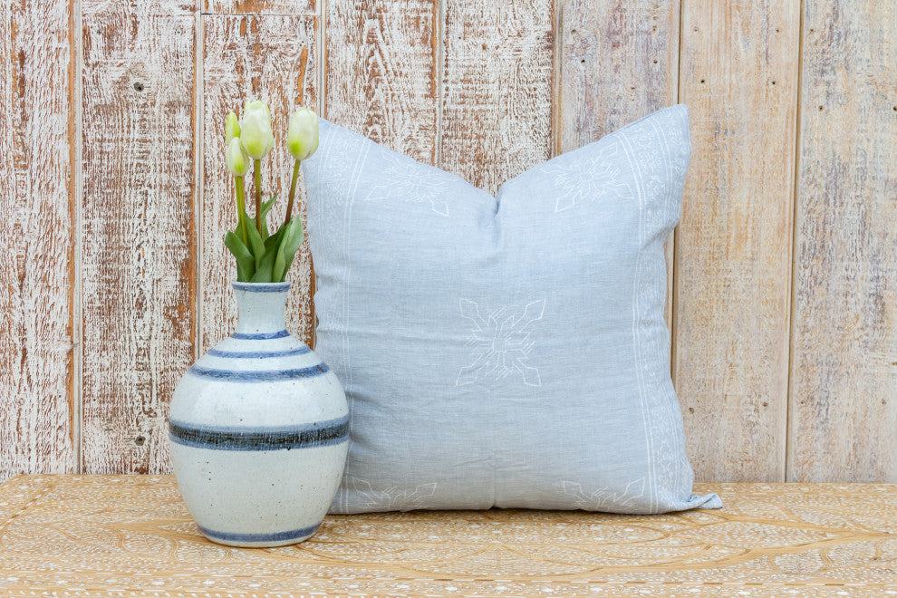Citlalee Aztec Block Print Pillow