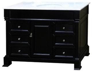 60" Single Sink Wood Vanity, Espresso