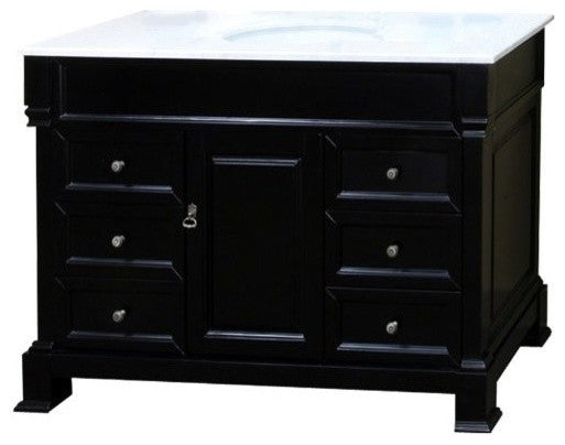 60" Single Sink Wood Vanity, Espresso