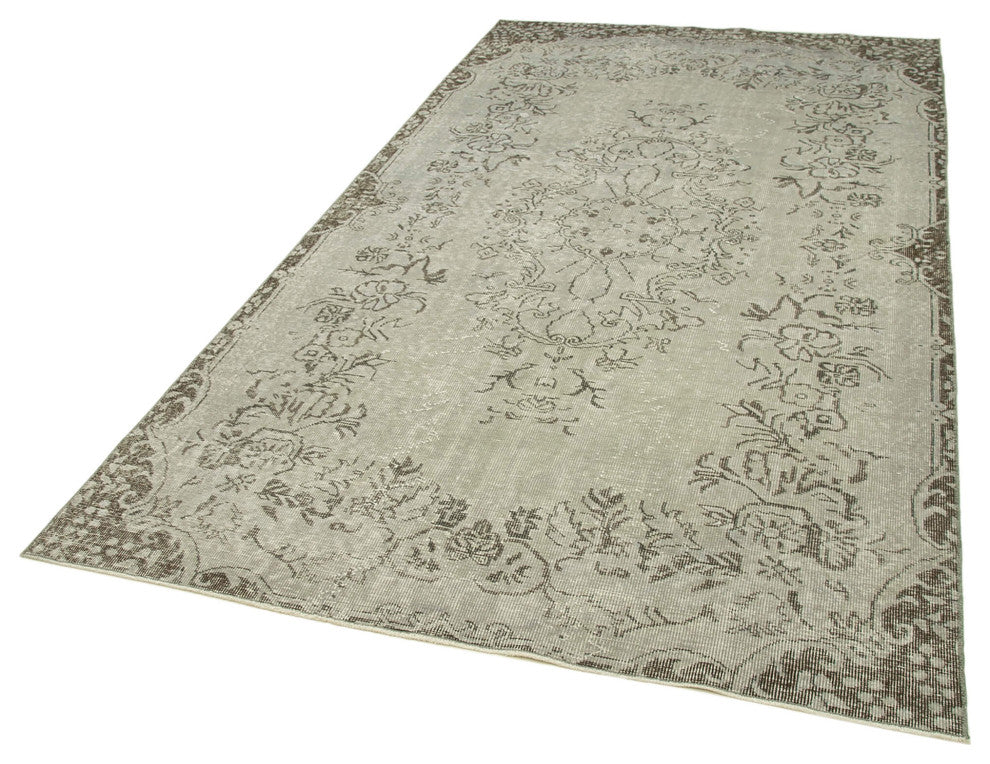 Rug N Carpet - Handwoven Anatolian 5' 1" x 9' 2" Vintage Overdyed Area Rug