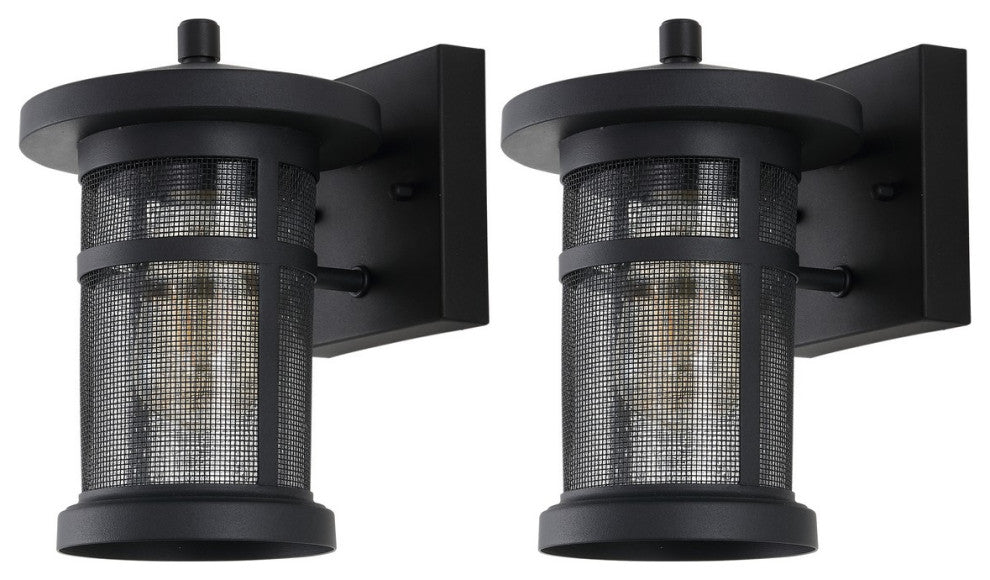 Safavieh Osprey Outdoor Wall Sconce Set of 2 Black