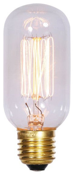 Vickerman V15T4508 T45 Antique Gold Edison E26 Bulb 40 Watts, 120 Volts, 33Amps