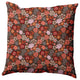 Succulent Garden Accent Pillow, Brown, 16"x16"