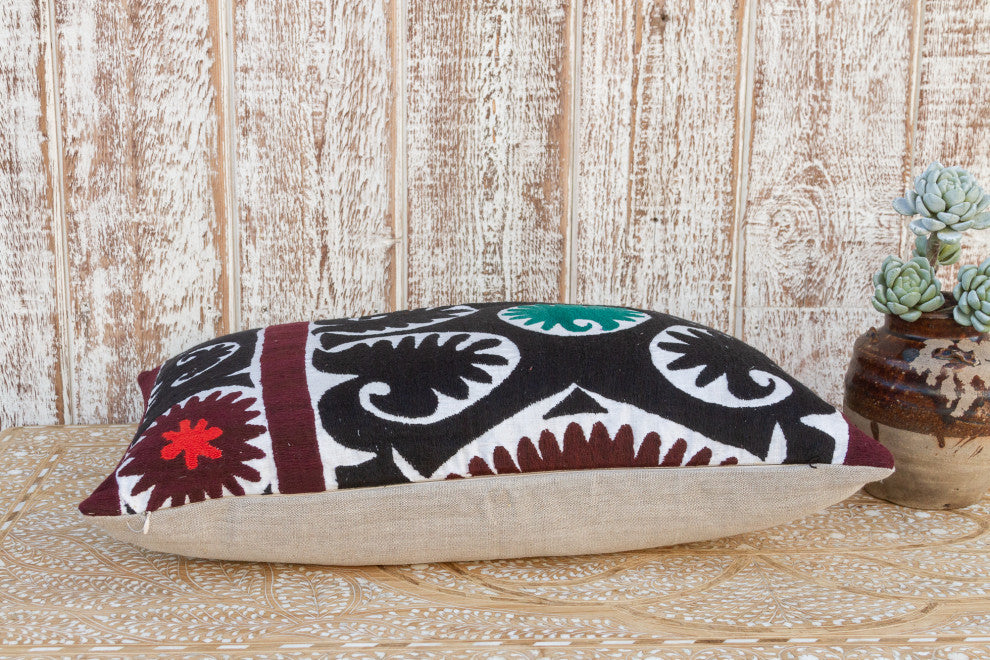 Zarina Gul Suzani Lumbar Pillow