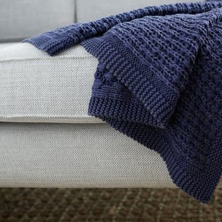 Safavieh Larza Throw Indigo