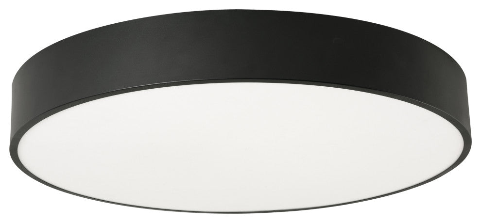 Bailey 30" Flush Mount, Black