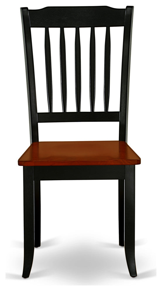 Kitchen Set 5 Pcs- 4 Chairs, Breakfast Table, Cherry Chair Seat, Black Frame