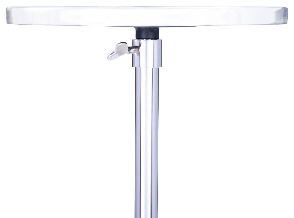 Butler Sash Metal and Marble End Table