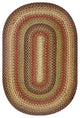 Homespice Decor Gingerbread Jute Braided Rug 20x30" Oval