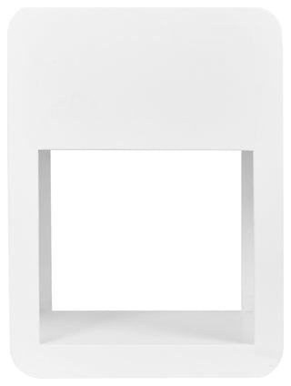 Langham Night Stand, White, Small