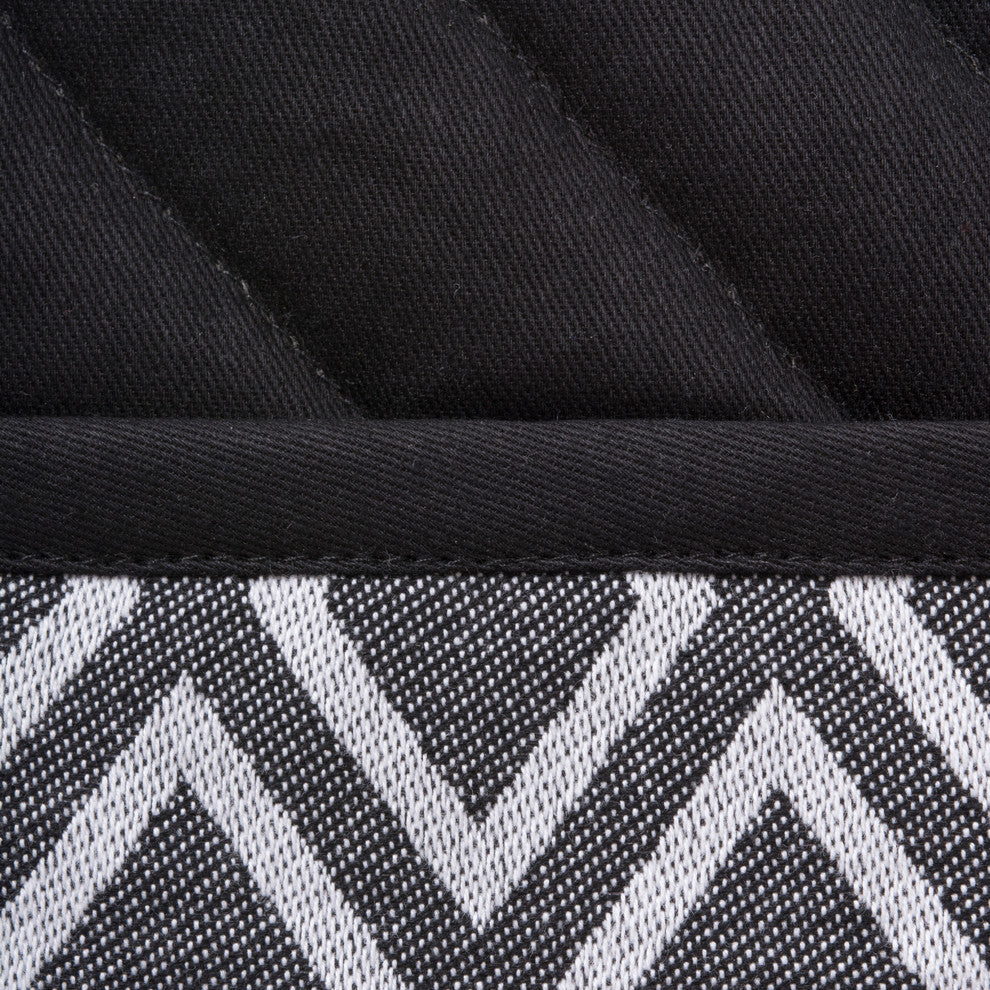DII Black/White Diamond Pot Holder, Set of 2