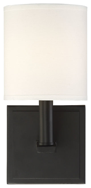 Waverly 1-Light Sconce, Matte Black