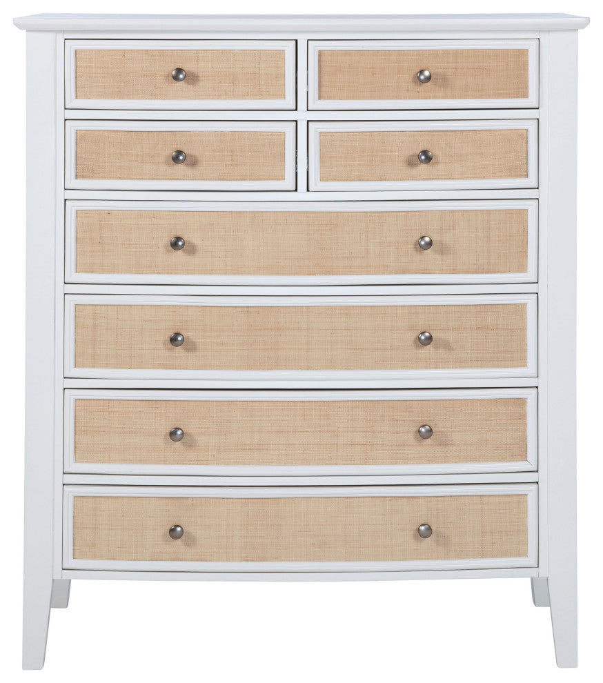 Bexhill 8-drawer Chest of Drawers White