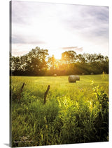 "Daybreak in the Country I" Wrapped Canvas Art Print, 18"x24"x1.5"
