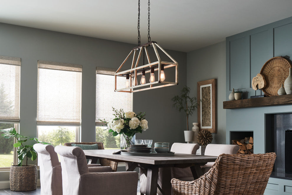 Hinkley Emilie Chandelier Five Light Open Frame Linear