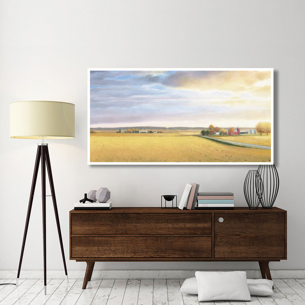 "Heartland Landscape" Digital Paper Print by James Wiens, 74"x38"