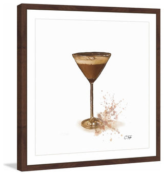 "Choc Martini" Framed Painting Print, 24"x24"