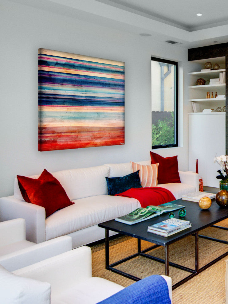 "Saranda" Print on Canvas, 48"x48"