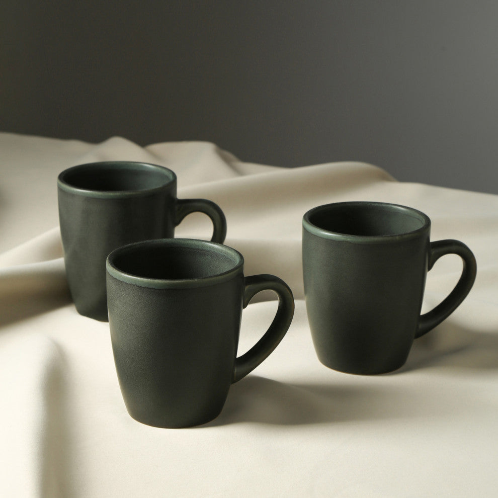Stone Lain Grao Stoneware Dinnerware Set, Green, 32-Piece