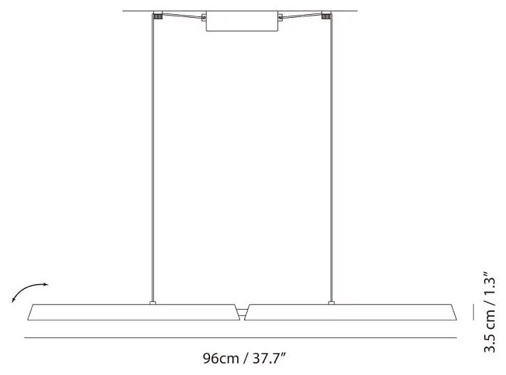 Konnect Pendant PL4, Matte Black