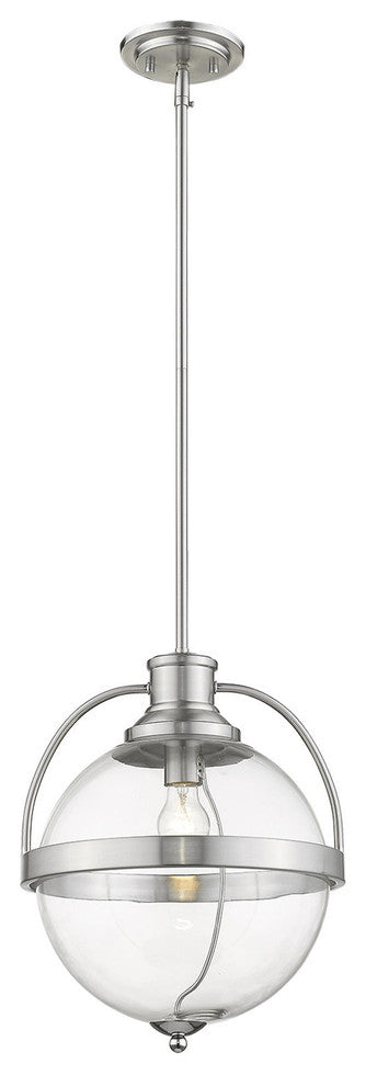Kassian 1-Light Satin Nickel Pendant