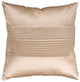 Solid Pleated - 22x22x5 Pillow, Polyester Fill