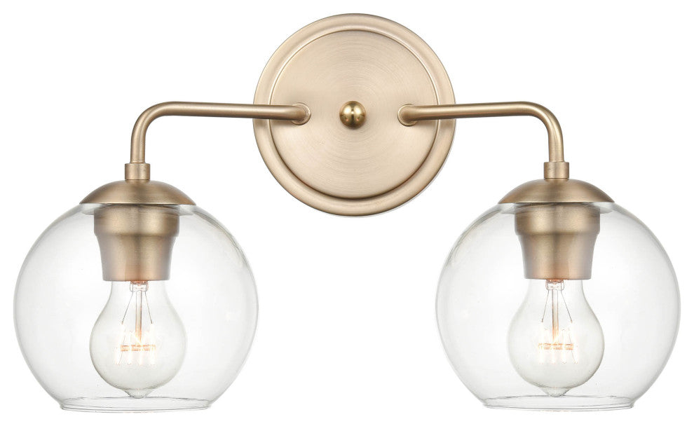 2 Light 16 in. Modern Gold Vanity