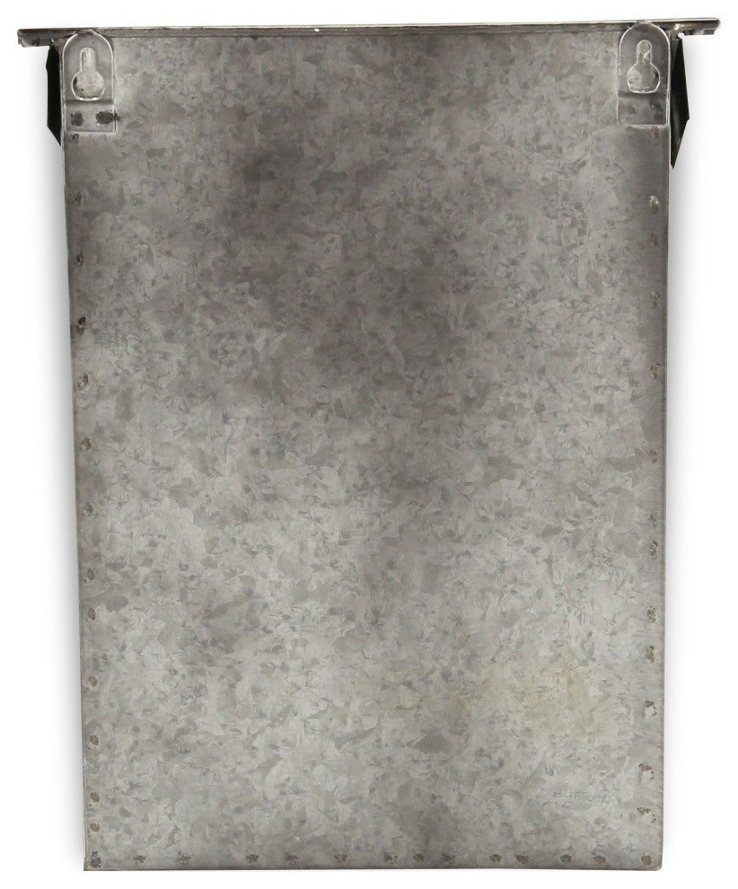 Wiselle Glossy Galvanized Mail Box