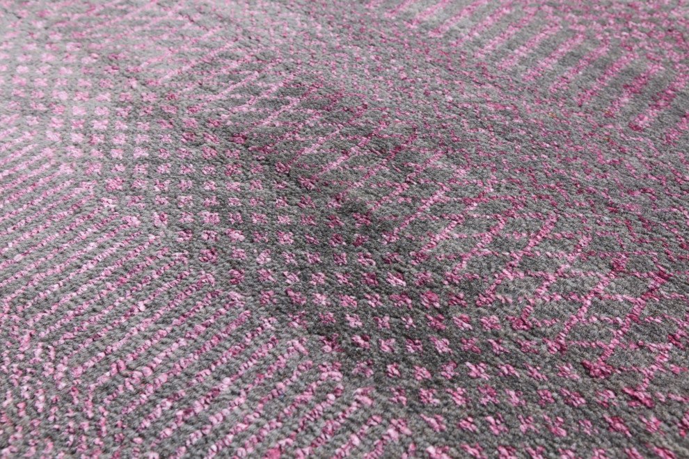 Savannah Grass Wool and Silk Handmade Rug 8' 0" X 10' 3" Q11437