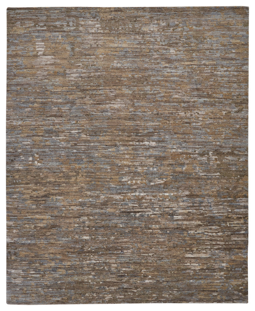 Weave & Wander Clarkson Rug, Bronze Brown, 2ft x 3ft Rug