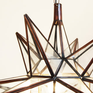 Moravian Star Lantern Clear
