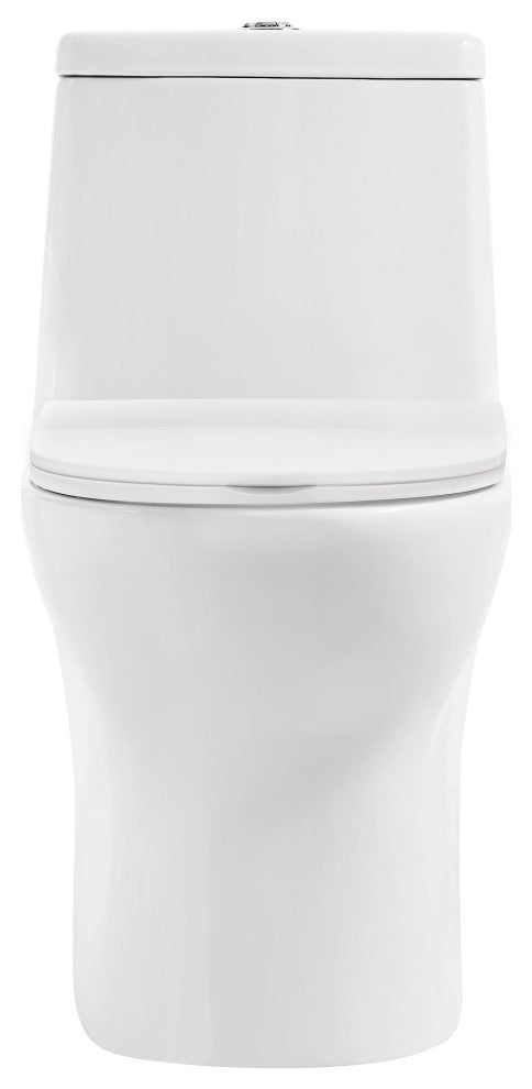 Swiss Madison Ivy One-Piece Toilet, 10" Rough-in 1.1/1.6 gpf
