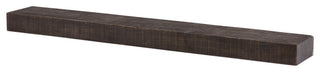 Solid Timber Floating Mantel Shelf, Dark Chocolate, 24"