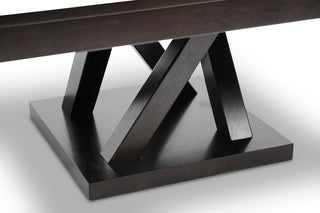Everdon Dark Brown Modern Coffee Table