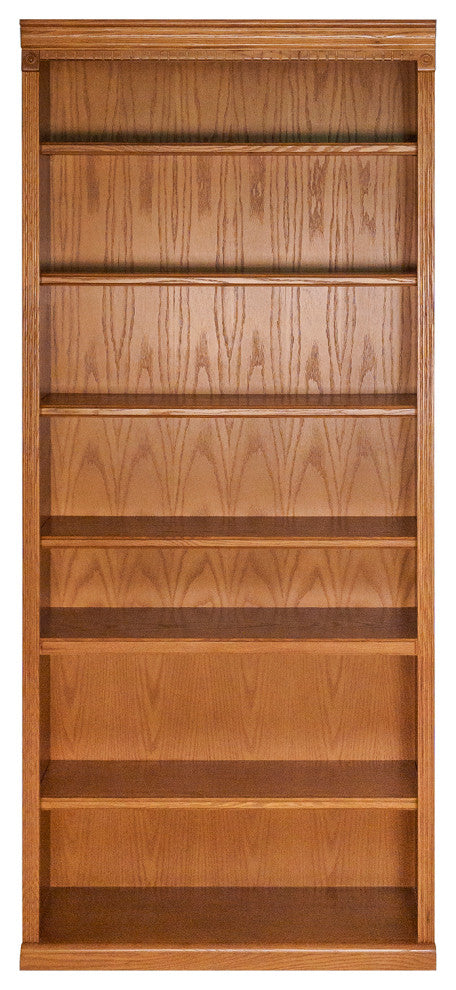 Martin Furniture Huntington Oxford 84" Open Bookcase (Wheat)