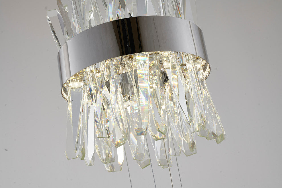 Bethel International LX61P10CH 1-Light LED Pendant, Chrome