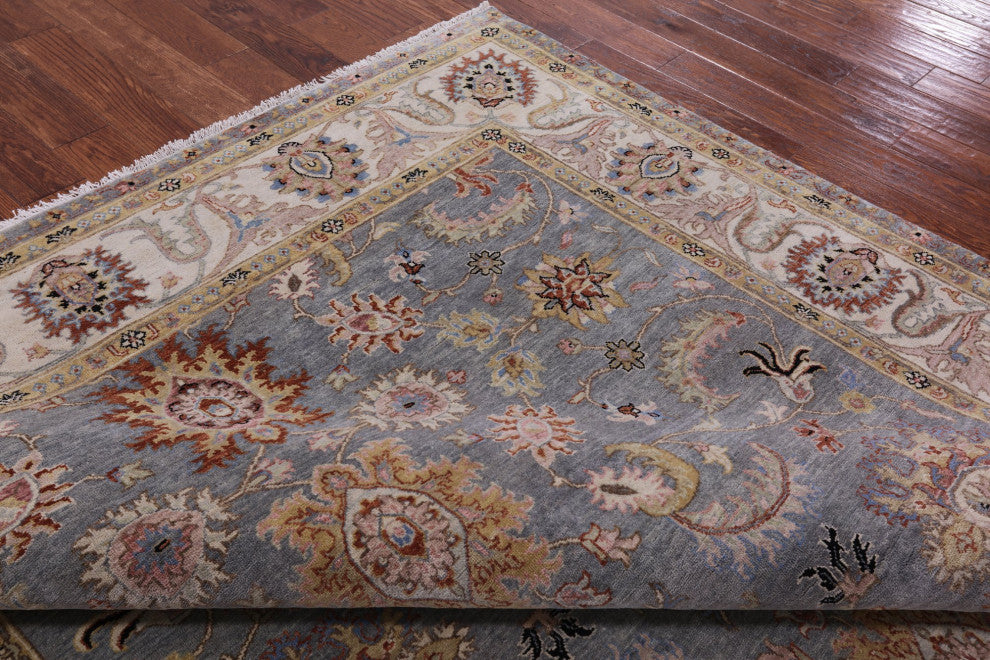 8' 0" X 10' 3" Persian Tabriz Handmade Wool Rug Q9018