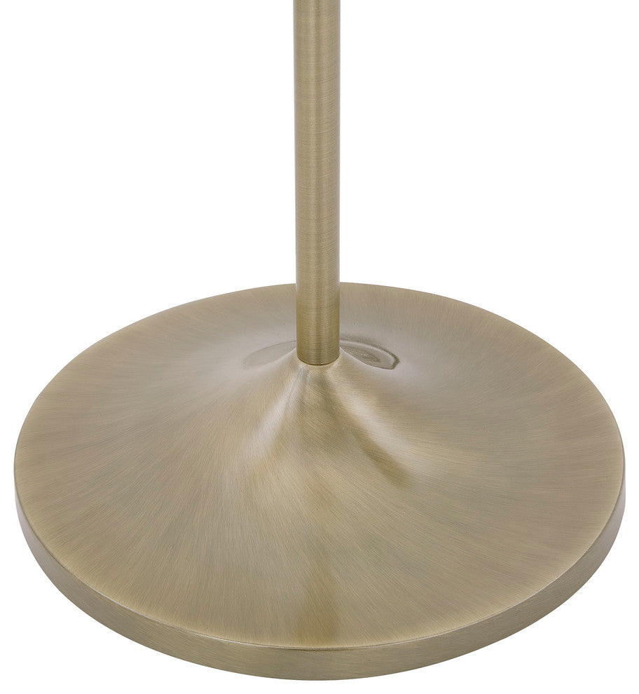 Leipzig LED Torchiere, Antique Brass