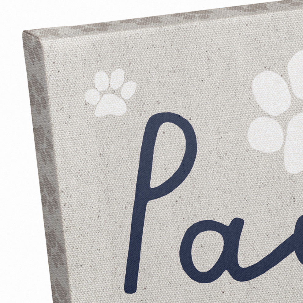 Paws and Enjoy the Good Life 16"x16" Canvas Wall Art