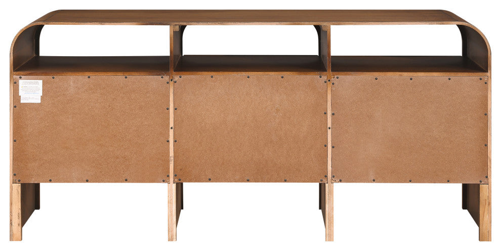 Giada Solid Wood And Veneer Dresser, Brown, Dresser
