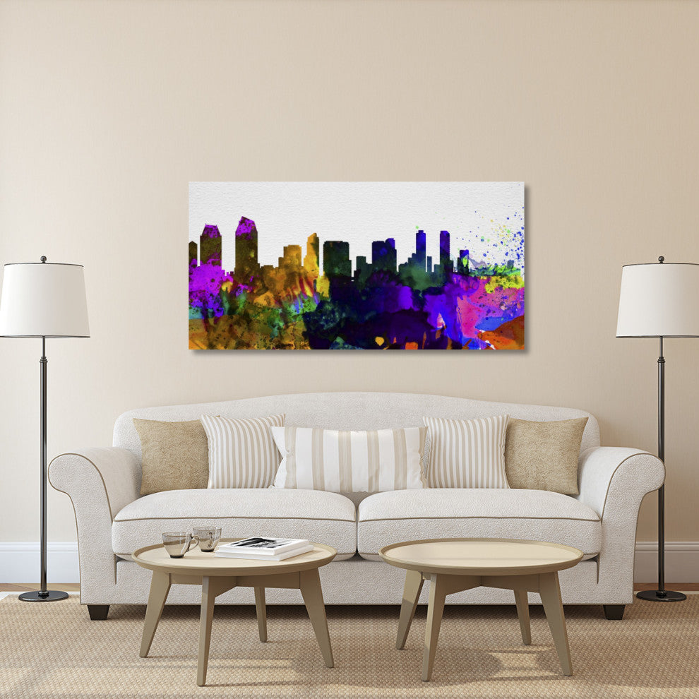 "San Diego City Skyline" Fine Art Print