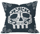 Heather Dutton Mascara de muerte Throw Pillow